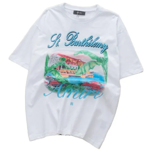 Футболка Amiri Paradise Island "White"