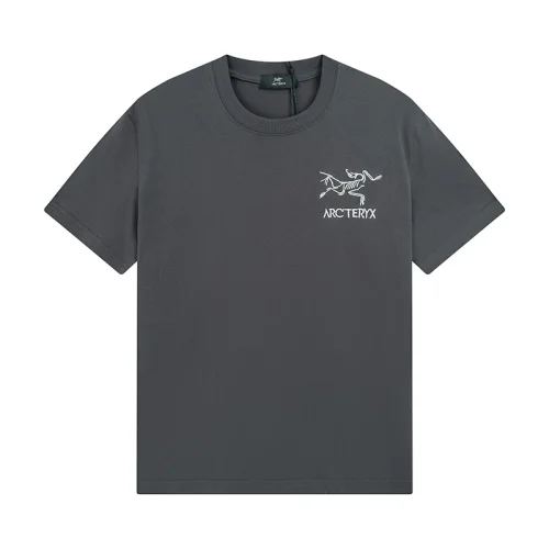 Футболка Arcteryx With A Large And Small Logo Print "Gray"
