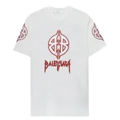 Футболка Balenciaga Pentagram Logo "White"