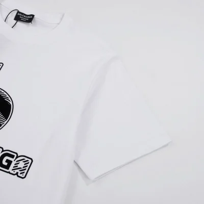 Футболка Balenciaga Striped Logo Print B "White" фото № 7 Футболка Balenciaga Striped Logo Print B "White" фото № 7