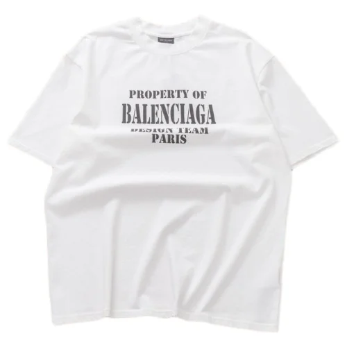 Футболка Balenciaga Inscription Design Team Paris "White"