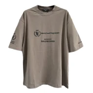 Футболка Balenciaga Together With WFP "Brown"