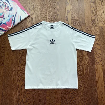 Футболка Balenciaga X Adidas Stripes "White" фото № 2