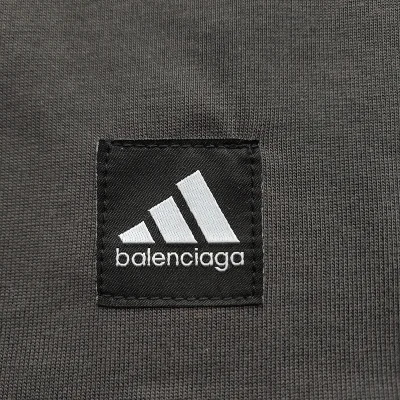 Футболка Balenciaga X Adidas Patch "Black" фото № 8