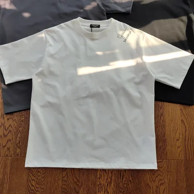 Футболка Balenciaga X Gucci Inscription On The Back "White" фото № 5
