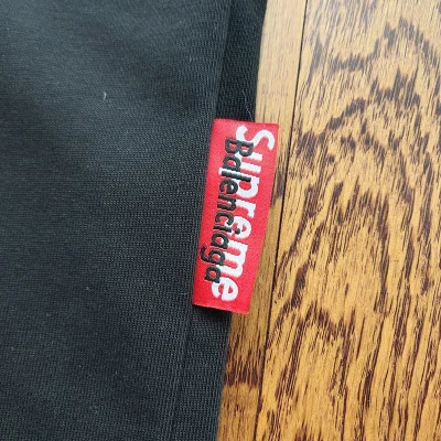 Футболка Balenciaga X Supreme Plaque With Text Logos "Black" фото № 5 Футболка Balenciaga X Supreme Plaque With Text Logos "Black" фото № 5