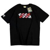 Футболка Bape Colorful Small Details Front And Big Print Back "Black"