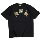 Футболка Bape Two Tigers Print Front "Black"