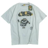 Футболка Bape Print With Chains "White"