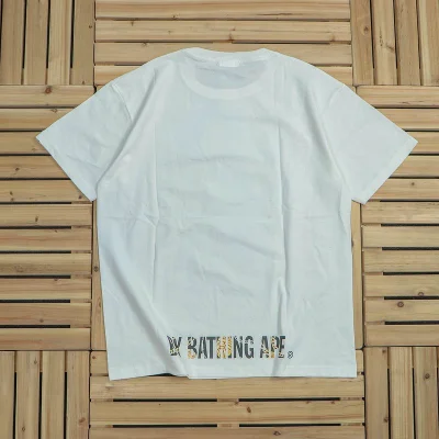 Футболка Bape Print With Chains "White" фото № 2