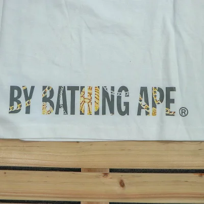 Футболка Bape Print With Chains "White" фото № 5