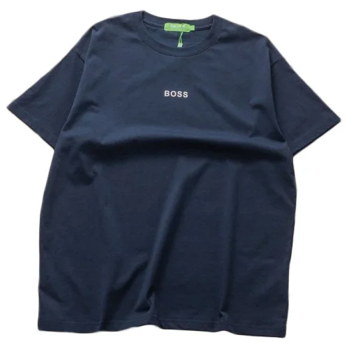 Футболка Boss Small Front Central Inscription "Blue"