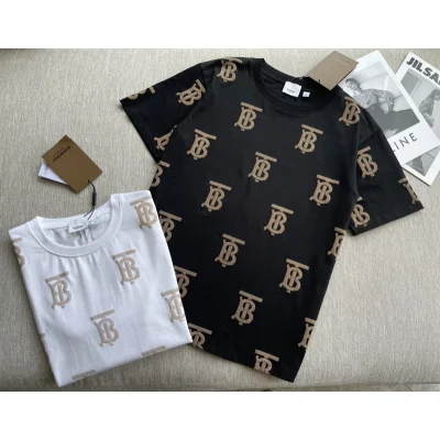 Футболка Burberry Monogram Print "Black" фото № 2