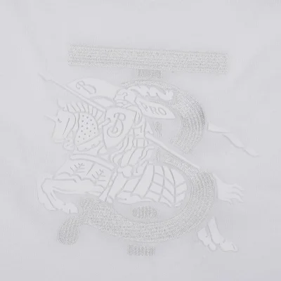 Футболка Burberry With Logo Printing "White" фото № 6