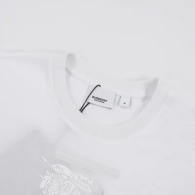 Футболка Burberry With Logo Printing "White" фото № 7