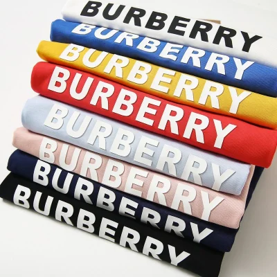 Футболка Burberry With Text Sticker - Logo "Yellow" фото № 3
