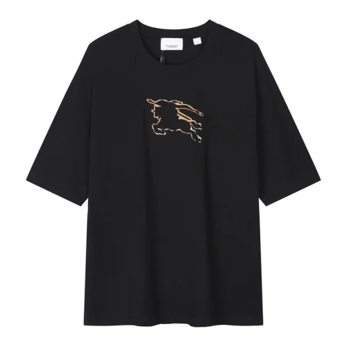 Футболка Burberry Wide With Logo "Black"