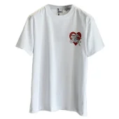Футболка Burberry Red Heart "White"