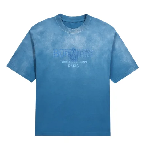 Футболка Burberry Fading Color "Blue"