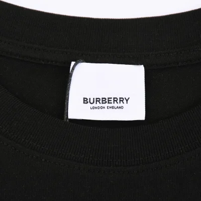 Футболка Burberry Logo With An Angel "Black" фото № 3