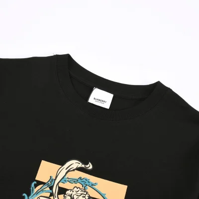 Футболка Burberry Logo With An Angel "Black" фото № 7