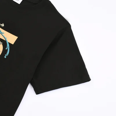 Футболка Burberry Logo With An Angel "Black" фото № 6