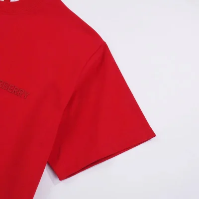 Футболка Burberry Basic Style With Brand Logo "Red" фото № 6