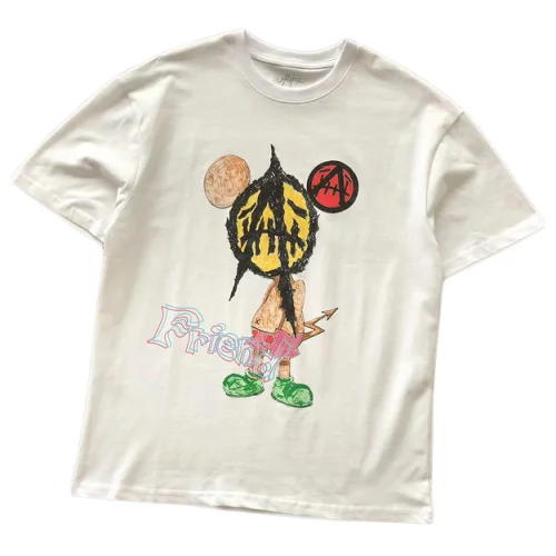 Футболка Cactus Jack Merch Image With Lettering Friend "White"