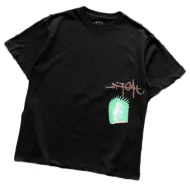 Футболка Cactus Jack Merch Hands With Flaming Ball In Fog