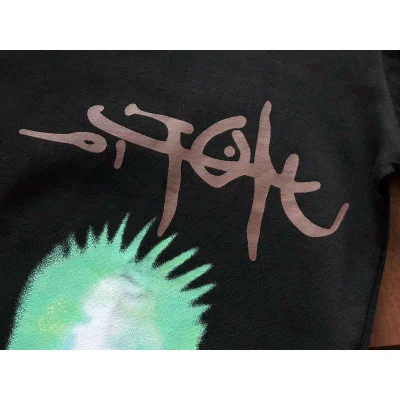 Футболка Cactus Jack Merch Hands With Flaming Ball In Fog "Black" фото № 7 Футболка Cactus Jack Merch Hands With Flaming Ball In Fog "Black" фото № 7