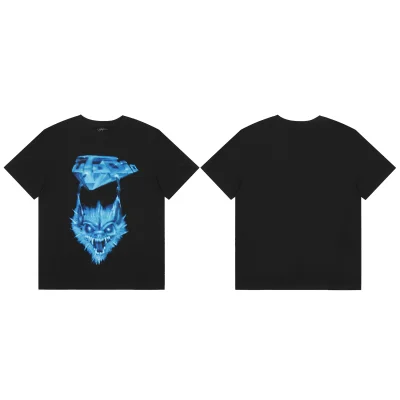 Футболка Cactus Jack Merch Utopia Blue Ice Demon Bat "Black" фото № 7