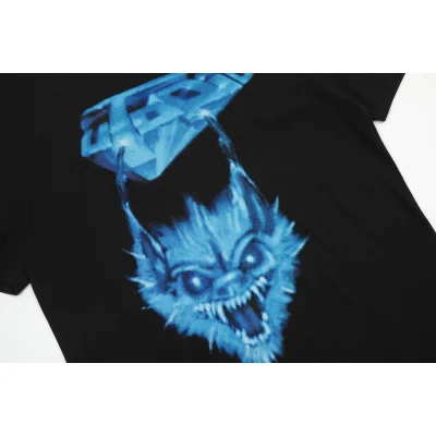 Футболка Cactus Jack Merch Utopia Blue Ice Demon Bat "Black" фото № 5