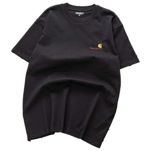 Футболка Carhartt With Text Logo - Cotton "Black"