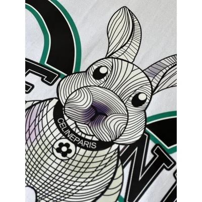 Футболка Celine Hare In The Net "White" фото № 2