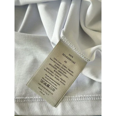 Футболка Christian Dior Black And Pink Text Print "White" фото № 2