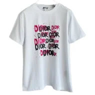 Футболка Christian Dior Black And Pink Text Print