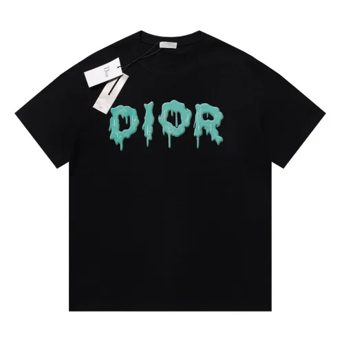Футболка Christian Dior Leaking Logo "Black"