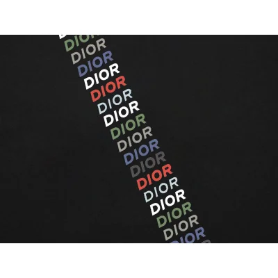 Футболка Christian Dior Colorful Logos "Black" фото № 4 Футболка Christian Dior Colorful Logos "Black" фото № 4