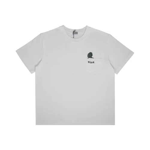 Футболка Christian Dior Green Dinozaur "Gray"