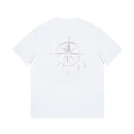 Футболка Christian Dior Light Frontside Print Compass Dior "White"
