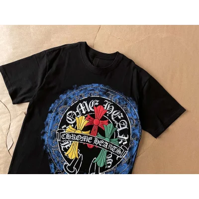 Футболка Chrome Hearts With A Bright Logo "Black" фото № 2
