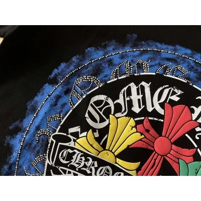 Футболка Chrome Hearts With A Bright Logo "Black" фото № 7