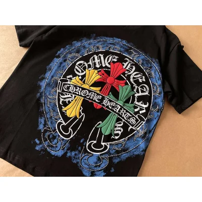 Футболка Chrome Hearts With A Bright Logo "Black" фото № 8