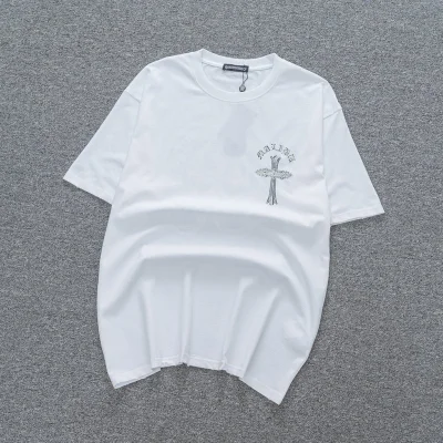 Футболка Chrome Hearts With Openwork Cross - Luminous "White" фото № 2