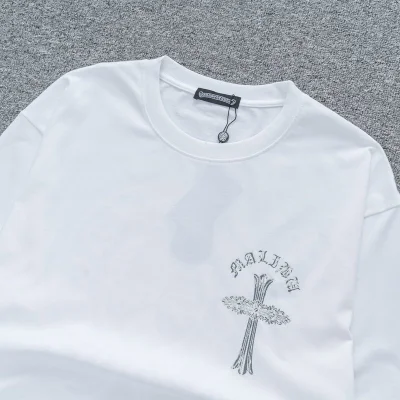 Футболка Chrome Hearts With Openwork Cross - Luminous "White" фото № 5