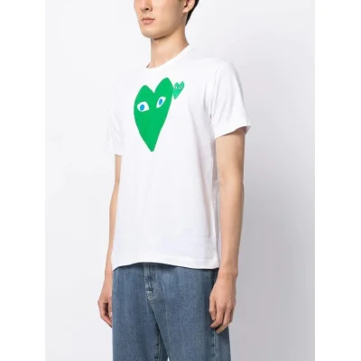 Футболка Comme des Garçons Play Green Alien Heart "Green" фото № 6