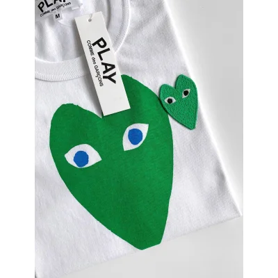Футболка Comme des Garçons Play Green Alien Heart "Green" фото № 2
