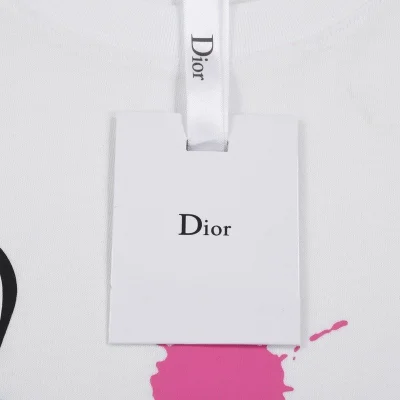 Футболка Dior Splashed Paint "White" фото № 6