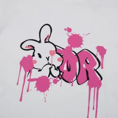 Футболка Dior Splashed Paint "White" фото № 7