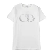 Футболка Dior Logo CD "White"